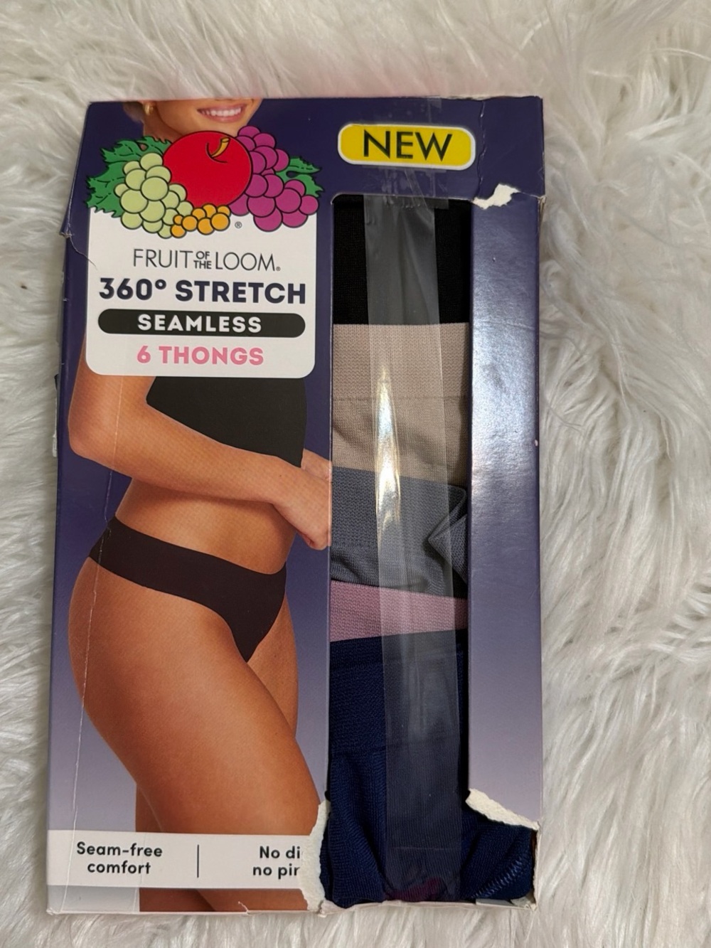 Fruit of the Loom Seamless LEFT ONE PANTIE only 5 size small